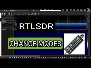 RTL SDR V4 (Black Dongle) CHANGE MODES , CHANGE FREQUENCY - Airspy
