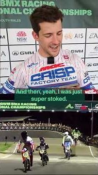 Hayden Fletcher relives that incredible GWM BMX Racing Nats final that made him elite champion 🤩