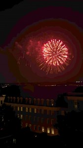 #ALX275 Fireworks as seen from the Hotel Heron at 699 Prince Street in Old Town Alexandria. Video by Jordan Wright. #oldtownalexandria | The Zebra Press - GOOD News in Alexandria, VA