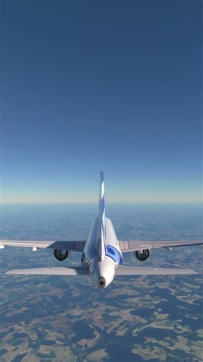 Frankfurt To Munich in 15 Seconds | Microsoft Flight Simulator #msfs2020 #a320 #shorts