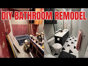 Complete DIY Renovation of a 1980s bathroom