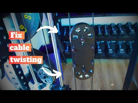 How to prevent cables twisting on cable machine (ATX MPHR 780)
