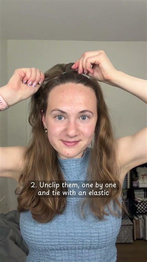 How to make this bun hairstyle using a comb and elastics!✨ #bunhairstyles #bun #hairideas