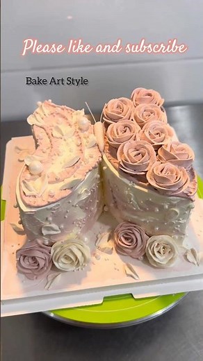 Butterfly cake decorating tutorial #cake#caketraining#cakedesign #shortsfeed#shorts#birthdaycake #yt