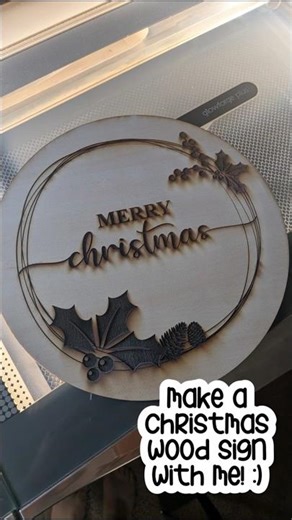 Make a Christmas Wood Sign With Me!