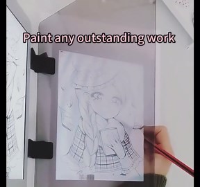 Optical Drawing Board, Portable Image Tracing Board for Phone and Tablets, Drawing Projector Light Copy Pad for Beginners Students Artists