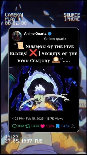 Saturn : Summons all the 5 elders to the egghead island ep no 1143 full scene