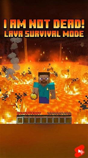 Lava God Mode Command? 🤯 100% Working! #MinecraftCommands #LavaHack #MinecraftSurvival #GodMode