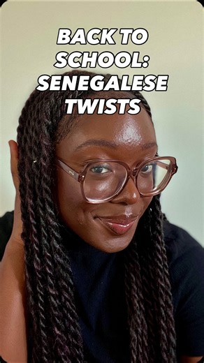 s.o.t. 🌝 on Instagram: "can y’all count how many times I said ‘twist’?🤭 #protectivestyles #senegalesetwists #diyhair #backtoschool #blackhairstyle"