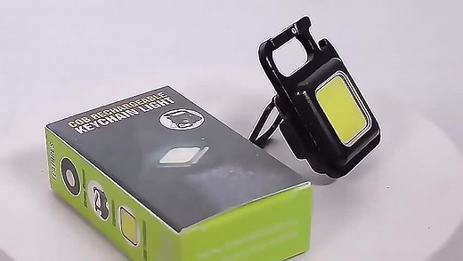 Mini Portable 3 Light Modes Bright Usb Led Rechargeable Torch Work Light Small Pocket Flashlights Camping Keychain Light