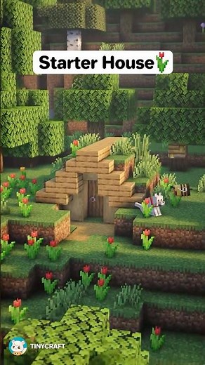 Minecraft Easy Starter House 🌷