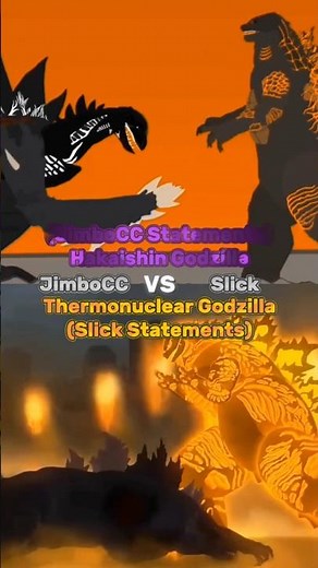 JimboCC Hakaishin Godzilla VS Slick Thermonuclear Godzilla