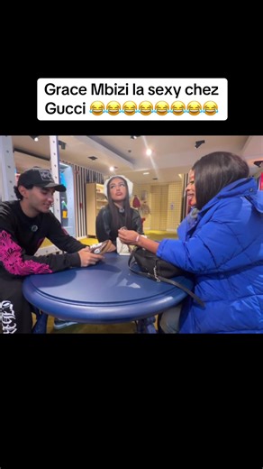 Grace Mbizi chez Gucci : Un moment hilarant !