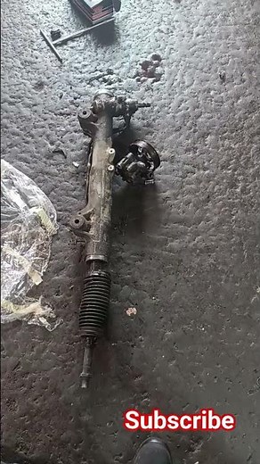 Toyota land cruser Power steering rack & Power steering pump change #automobile