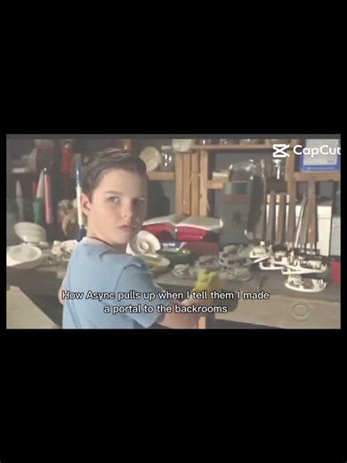 How Async pulls up #backrooms #hazmatsuit #youngsheldon #async #MEG