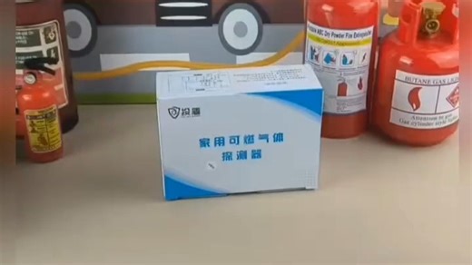 瓦斯泄漏警报器小餐饮厨房专用瓦斯罐液化气罐丙烷气体泄漏电磁阀双线线瓦斯罐警报器断