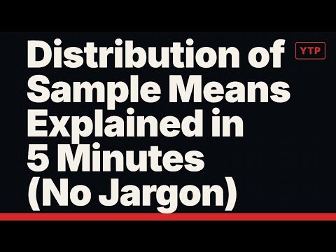 Distribution of Sample Means Explained in 5 Minutes (No Jargon)