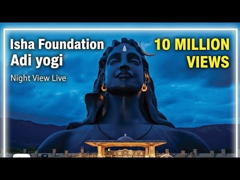 Isha foundation aadiyogi Mahadev 1 jan 2026 light show full live #aadiyogi