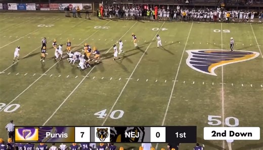 Cole Ladner causes a fumble recovered by Dakota Anderson! | Purvis Football