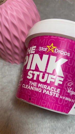 The Pink Stuff Miracle Cleaning Paste All-Purpose Cleaner for Tough Stains Grease & Grime Multi-Surface Kitchen Use Eco-Friendly Non-Toxic Formula Deep Clean Your Home Effortlessly 850g Household
