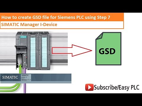 How to create GSD for S7 300 Siemens PLC(I-Device) with Simatic Manager