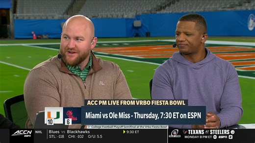 Mauigoa. Bain. Mesidor. Eric Mac Lain says the Miami Hurricanes have dominated their opponents in the trenches 🙌 | ACC Network