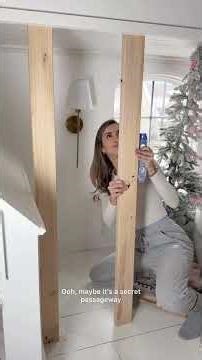 Secret Attic Playroom Christmas Build | Cozy Reading Loft for Kids