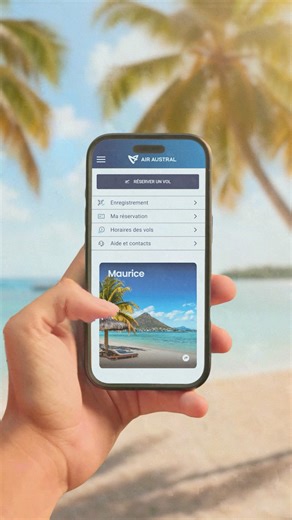 Votre voyage à portée de main ! Air Austral est heureuse d’annoncer le lancement de sa nouvelle application mobile, conçue pour simplifier et enrichir l’expérience de voyage de ses passagers. Cette application intuitive rassemble l’ensemble des services essentiels de la compagnie, du billet jusqu’à l’embarquement : 📲 Réservation rapide et paiement sécurisé 🧳 Personnalisation du voyage grâce aux services additionnels 🎫 Gestion de sa réservation et de son enregistrement en ligne ✈️ Informations