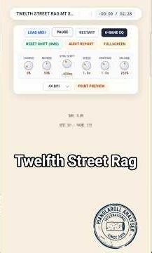 Twelfth Street Rag (Classic Ragtime / Novelty Rag, 1914), Euday L. Bowman, played by Fred Jacobs