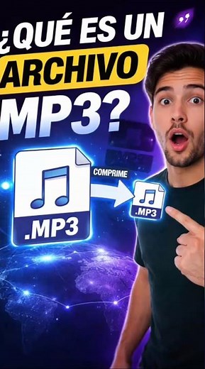 ¿Qué es un archivo MP3? 🎧 (Explicado en 30 segundos)