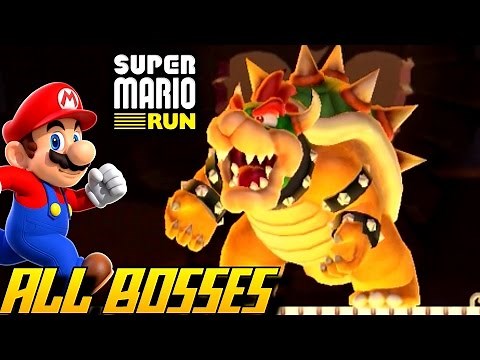 Super Mario Run - ALL Bosses
