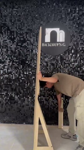 Arch Ripple MDF Backdrop Wall: Party Photo Booth (6.5ft X 3ft) - Etsy