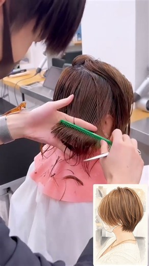🔥 Trendy Short Haircut for Women | Modern Pixie & Bob Transformation ✂️ #shorts