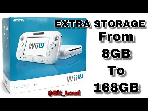 Wii U Extra Storage - External Hard Drive - 8GB to 160GB