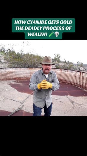 HOW CYANIDE GETS GOLD THE DEADLY PROCESS OF WEALTH! 🧪💀 #Chemistry #GoldProcessing #Industrial #ScienceFacts #Wealth