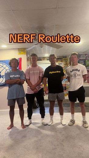 NERF Roulette |Highland Bros Merch Drops Sep. 1| #nerfroulette #roulette #nerfgun #fyp #highlandbros
