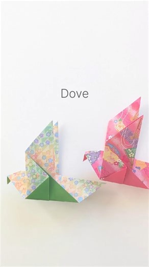 Origami Dove 🕊️ | Relaxing Paper Folding ASMR
