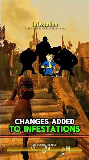 Major Changes Added to Infestations in FO76!