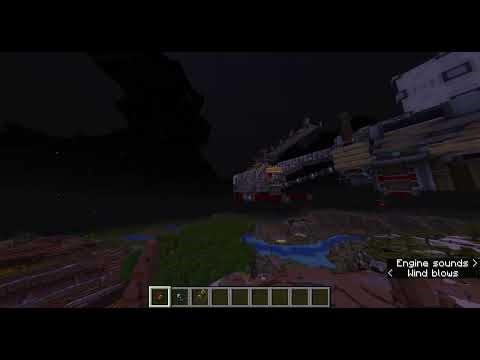 Minecraft Create mod Helicopter
