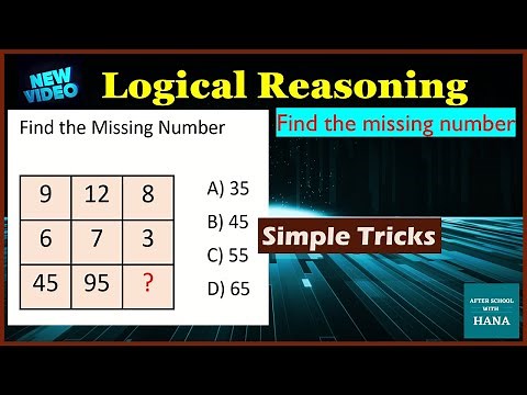 Missing Number in Square Puzzle/ Olympiad Logical Reasoning Maths Puzzle / Solved with Explanation