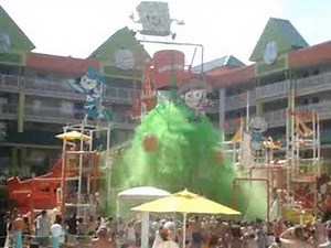 Nickelodeon hotel slimetime!