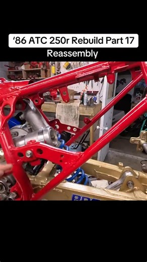 Matt McHugh | Part 17 of the 1986 Honda Atc 250r rebuild series. Tune in for more! #hondaatc250r #86atc250r #threewheelerrebuild #atvrebuild #rebuild... | Instagram