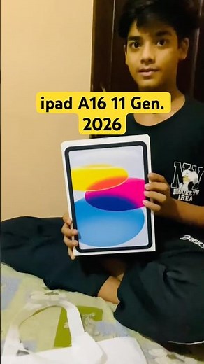 Unboxing the 2026 iPad 11 Gen (A16) in BLUE #ipadgen1 #ipadreview #ipadunboxing #viral #shorts #ai