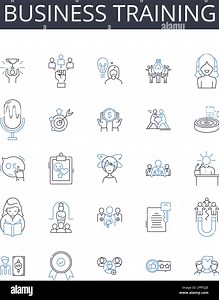 Business training line icons collection. Management coaching, Career development, Professional education, Executive training, Workforce instruction Stock Vector Image & Art - Alamy