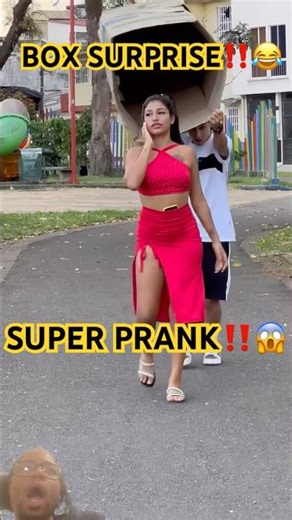 THE BOX SURPRISE‼️😱 #funny #prankvideo #funnyprank