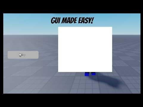How to make GUI in Roblox Studio!