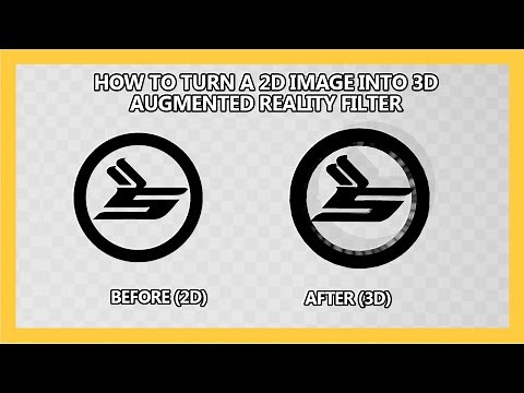 How to Turn a 2D Image into a 3D augmented Reality Filter (EASY)