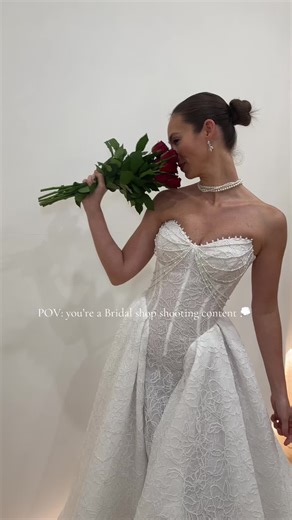 POV: you’re a bridal shop shooting content 📸 #evaashleybridallounge #cardiffbridalboutique #ukbride #weddingdresses #yestothedress #engaged #dayinthelifevlog