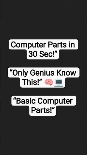 All Computer Parts in One Short! 🚀 #viralshorts