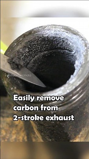 How To Easily Remove Carbon From A 2-Stroke Exhaust